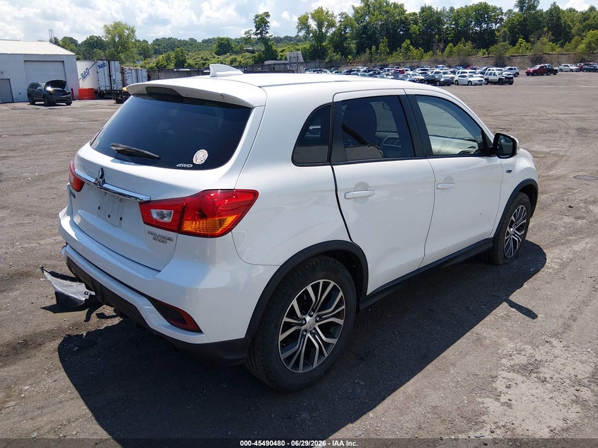 2018 Mitsubishi Outlander VIN JA4AR3AU9JU012701 IAAI salvage auction — LEFT REAR, Salvage (Pennsylvania), sold $3,900 on 2026-07-14 (photo 4)
