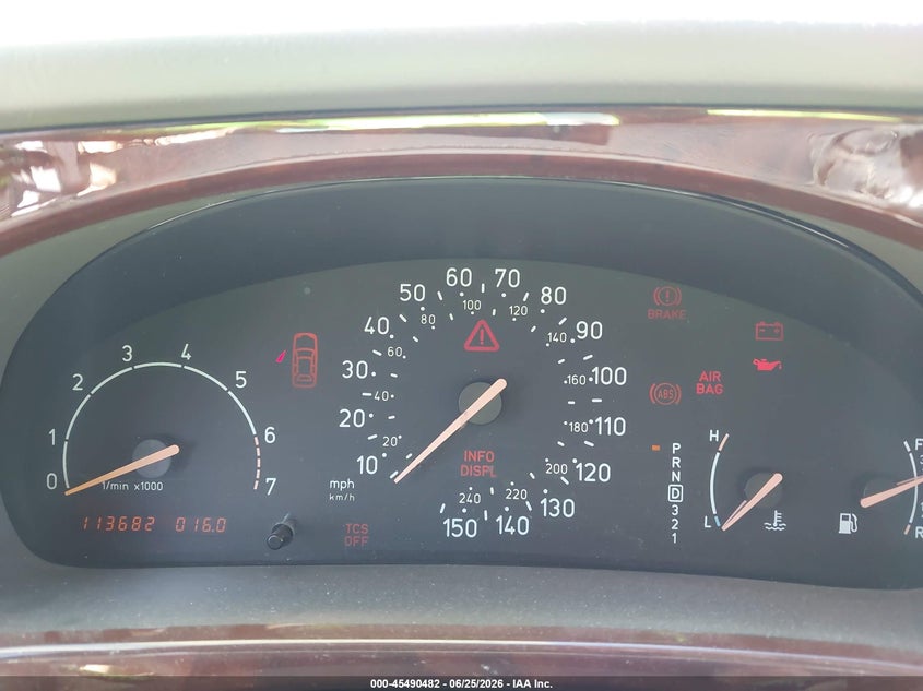 2000 Saab 9-5 VIN YS3ED48E9Y3068804 IAAI salvage auction — FRONT END, Clear - Dealer Only (California), sold $450 on 2026-07-08 (photo 7)