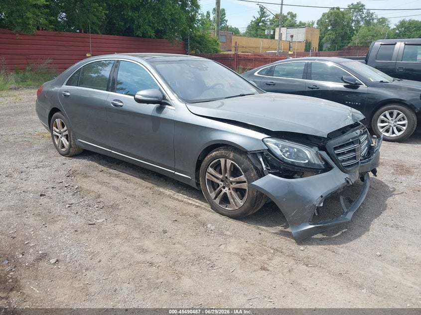 2018 Mercedes-benz S-klasse VIN WDDUG6EBXJA356371 IAAI salvage auction — FRONT END, Clear (Michigan), sold $9,700 on 2026-07-18 (photo 1)