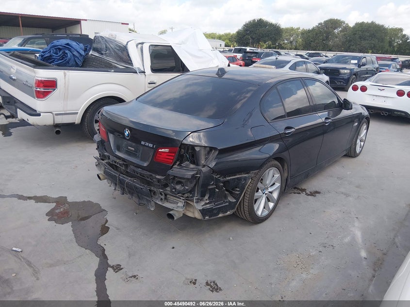 2011 BMW 5 series VIN WBAFR7C55BC606778 IAAI salvage auction — REAR END, Original (Texas), sold $1,700 on 2026-07-28 (photo 4)