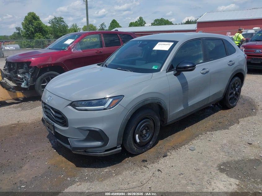 2023 Honda Hr-v VIN 3CZRZ2H58PM701203 IAAI salvage auction — LEFT FRONT, Salvage Title, sold $10,250 on 2026-08-25 (photo 2)