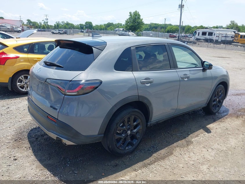 2023 Honda Hr-v VIN 3CZRZ2H58PM701203 IAAI salvage auction — LEFT FRONT, Salvage Title, sold $10,250 on 2026-08-25 (photo 4)