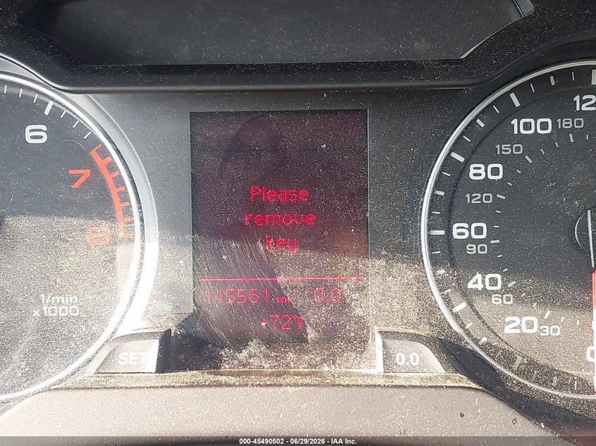 2010 Audi A4 VIN WAUFFAFL6AN052976 IAAI salvage auction — NORMAL WEAR, Clear (Delaware), sold $550 on 2026-07-13 (photo 7)