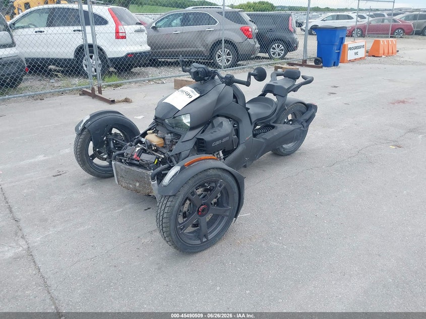2021 Can-am/ brp Ryker VIN 3JB2FEG29MJ003658 IAAI salvage auction — FRONT END, Salvage (Iowa), sold $825 on 2026-07-29 (photo 1)