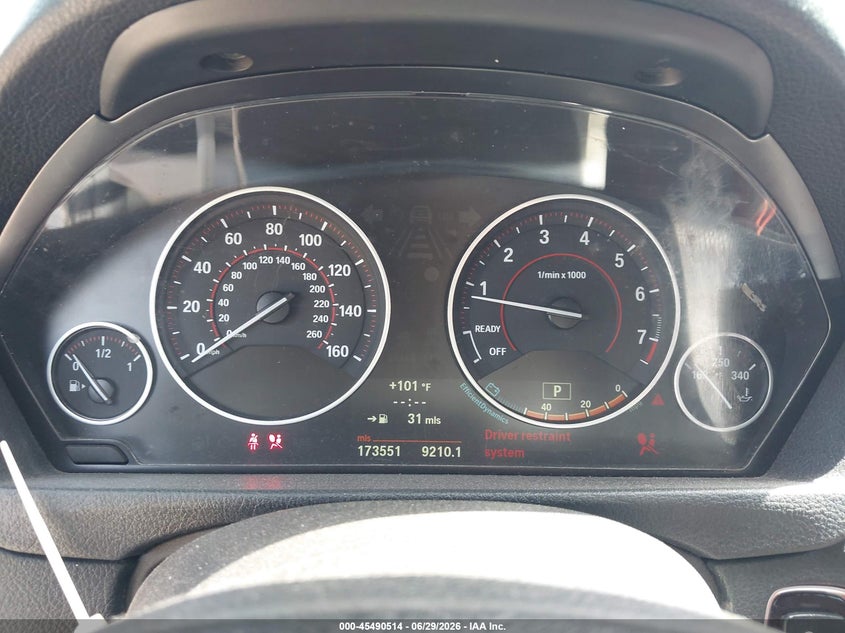 2012 BMW 3er VIN WBA3A5C51CF259576 IAAI salvage auction — FRONT END, Original (Texas), sold $2,200 on 2026-08-11 (photo 7)