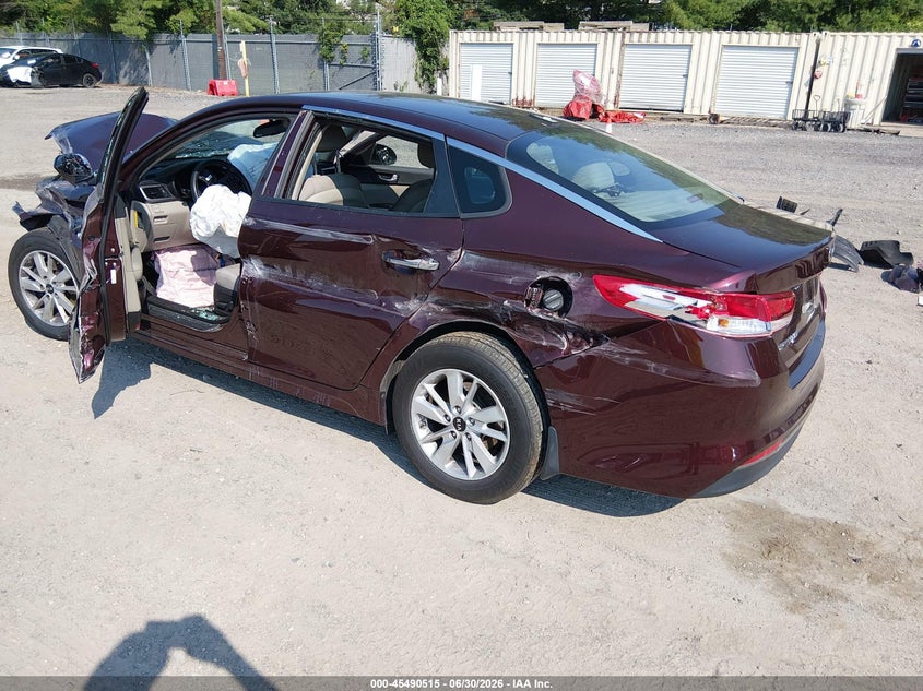 2016 Kia Optima VIN 5XXGT4L3XGG067619 IAAI salvage auction — FRONT END, Salvage - Greater Than 75% (Maryland), sold $25 on 2026-07-28 (photo 3)