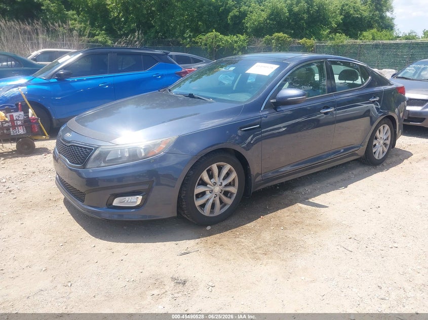 2015 Kia Optima VIN 5XXGN4A73FG412309 IAAI salvage auction — NORMAL WEAR, Clear (Maryland), sold $600 on 2026-07-23 (photo 2)