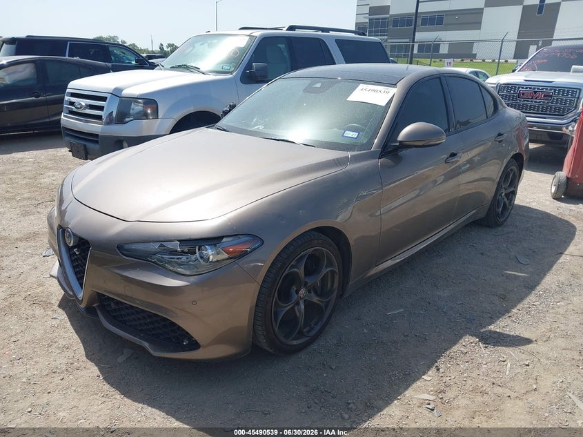 2019 Alfa romeo Giulia VIN ZARFANBN8K7602867 IAAI salvage auction — HAIL, Original (Texas), sold $9,275 on 2026-09-01 (photo 2)