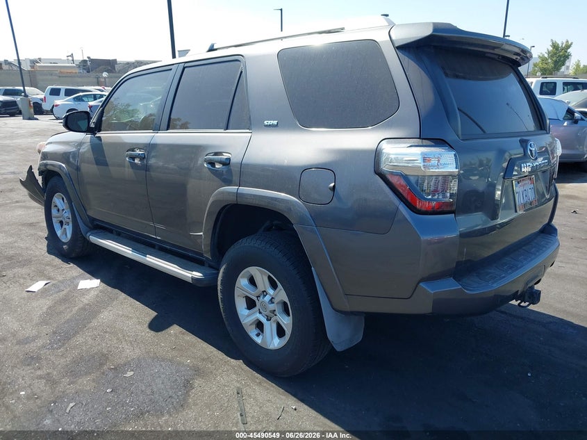 2015 Toyota 4runner VIN JTEZU5JR5F5102326 IAAI salvage auction — FRONT END, Salvage Certificate (California), sold $5,600 on 2026-07-10 (photo 3)