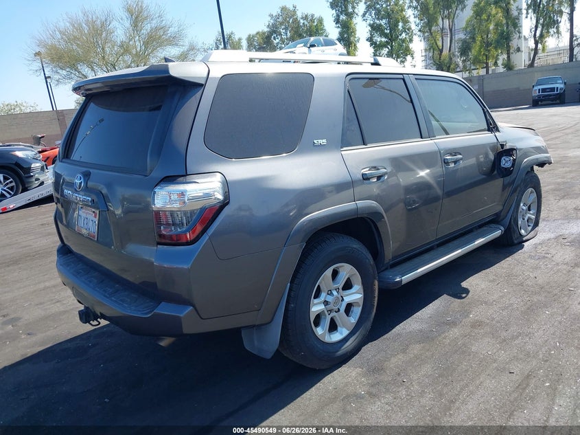 2015 Toyota 4runner VIN JTEZU5JR5F5102326 IAAI salvage auction — FRONT END, Salvage Certificate (California), sold $5,600 on 2026-07-10 (photo 4)