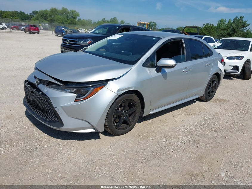 2021 Toyota Corolla VIN JTDEPMAE4MJ150888 IAAI salvage auction — FRONT & REAR, Clear Claim Paid (Wisconsin), sold $4,100 on 2026-07-28 (photo 2)
