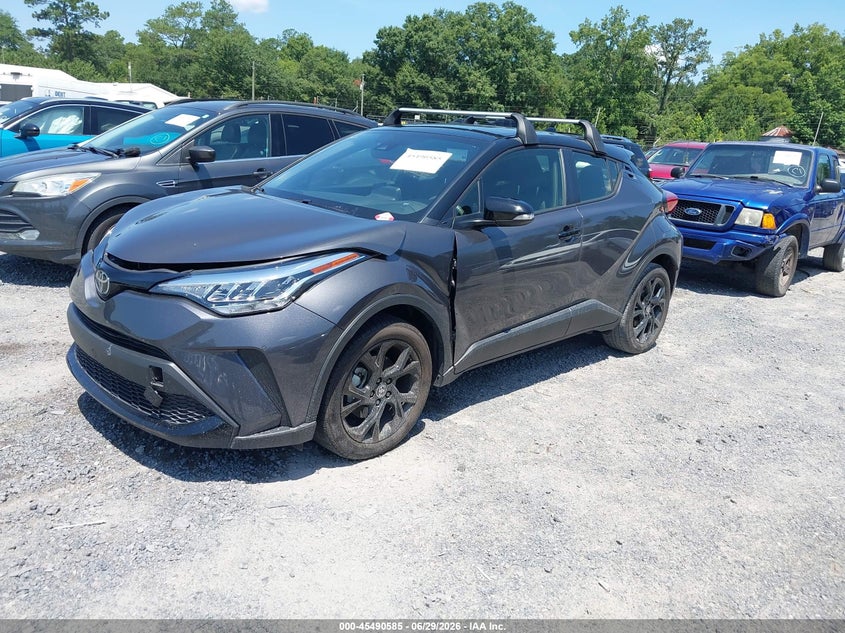 2022 Toyota C-hr VIN JTNKHMBX6N1134446 IAAI salvage auction — RIGHT FRONT, Salvage (Idaho), sold $10,300 on 2026-07-14 (photo 2)