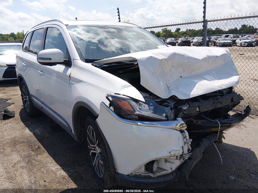 2018 Mitsubishi Outlander VIN JA4AD3A3XJZ043464 IAAI salvage auction — FRONT END, Salvage Title, sold $1,050 on 2026-08-24 (photo 1)