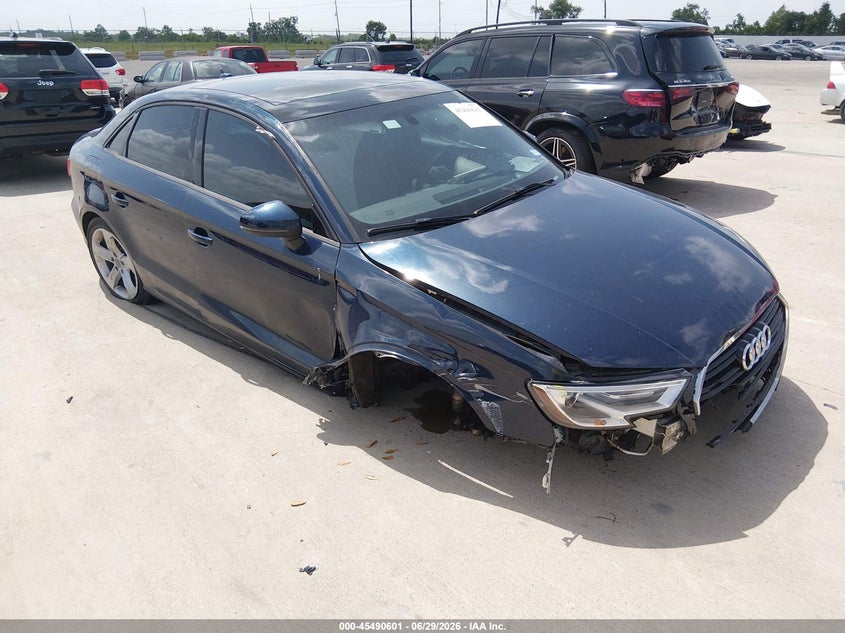 2018 Audi A3 VIN WAUAUGFF4J1040250 IAAI salvage auction — RIGHT FRONT, Salvage (Idaho), sold $1,675 on 2026-08-14 (photo 1)