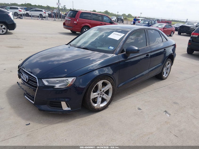 2018 Audi A3 VIN WAUAUGFF4J1040250 IAAI salvage auction — RIGHT FRONT, Salvage (Idaho), sold $1,675 on 2026-08-14 (photo 2)