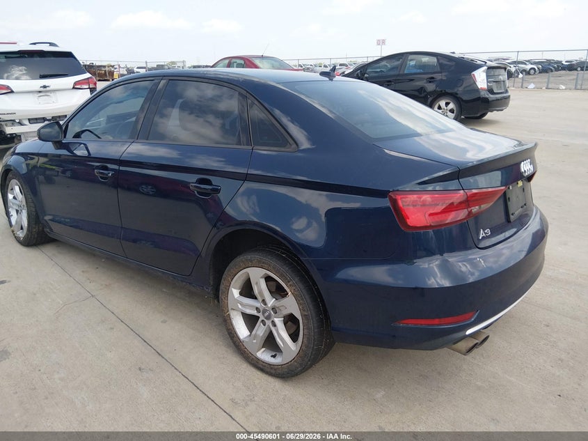 2018 Audi A3 VIN WAUAUGFF4J1040250 IAAI salvage auction — RIGHT FRONT, Salvage (Idaho), sold $1,675 on 2026-08-14 (photo 3)