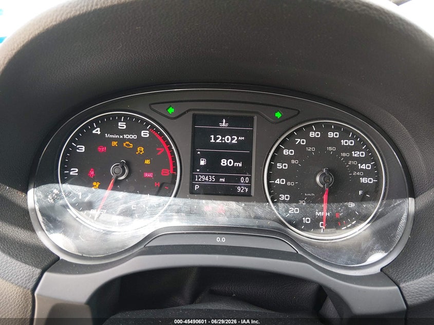 2018 Audi A3 VIN WAUAUGFF4J1040250 IAAI salvage auction — RIGHT FRONT, Salvage (Idaho), sold $1,675 on 2026-08-14 (photo 7)