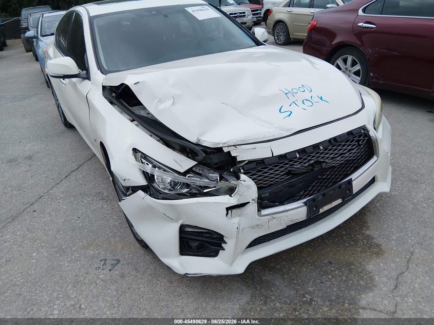 2014 Infiniti Q50 VIN JN1BV7AP8EM681011 IAAI salvage auction — NORMAL WEAR, Original (Texas), sold $1,550 on 2026-07-13 (photo 6)