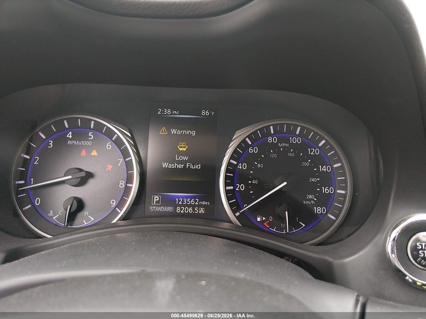 2014 Infiniti Q50 VIN JN1BV7AP8EM681011 IAAI salvage auction — NORMAL WEAR, Original (Texas), sold $1,550 on 2026-07-13 (photo 7)