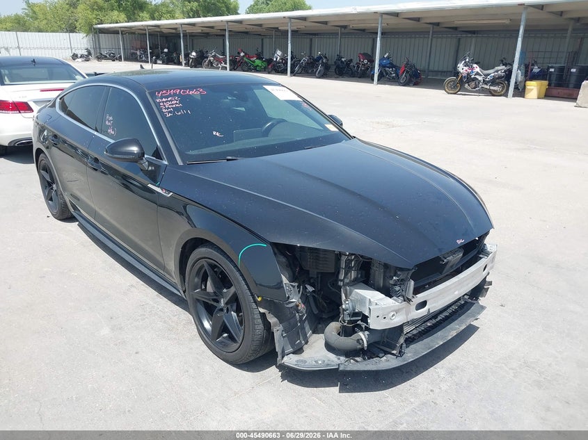 2018 Audi A5 VIN WAUENCF55JA084384 — IAAI salvage auction photo