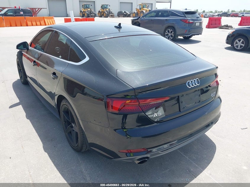 2018 Audi A5 VIN WAUENCF55JA084384 IAAI salvage auction — FRONT END, Original (Texas), sold $9,950 on 2026-08-19 (photo 3)