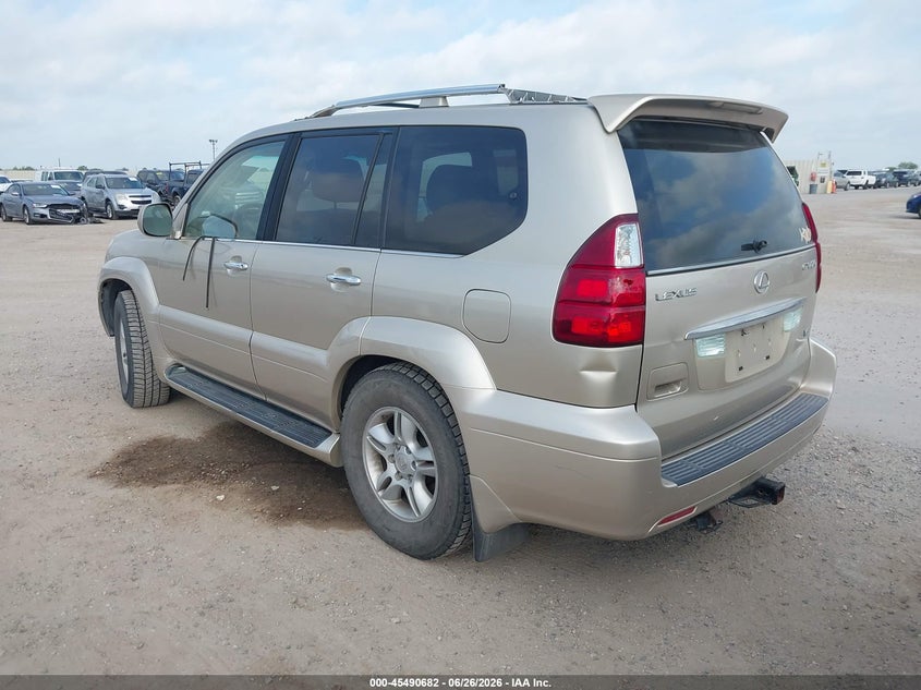2008 Lexus Gx 470 VIN JTJBT20X380160780 IAAI salvage auction — NORMAL WEAR, Clear (Michigan), sold $3,075 on 2026-07-29 (photo 3)