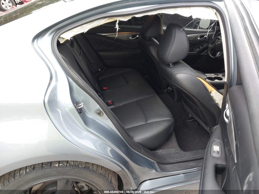 2017 Infiniti Q50 VIN JN1EV7AR6HM835945 IAAI salvage auction — RIGHT SIDE, Mv-907A (New York), sold $3,850 on 2026-07-14 (photo 8)