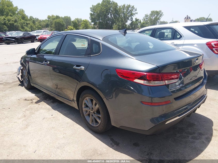 2020 Kia Optima VIN 5XXGT4L35LG426367 IAAI salvage auction — LEFT FRONT, Salvage (Missouri), sold $3,000 on 2026-08-01 (photo 3)