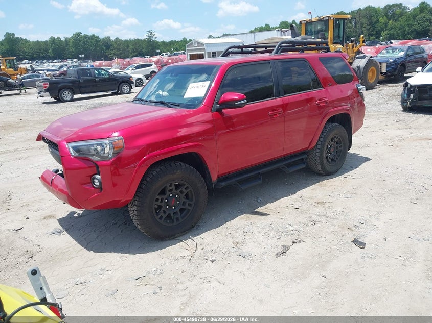 2022 Toyota 4runner VIN JTENU5JR6N6024792 IAAI salvage auction — FRONT END, Wait Title, sold $18,050 on 2026-08-21 (photo 2)