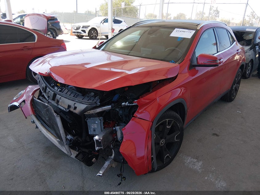 2019 Mercedes-benz Gla-klasse VIN WDCTG4EBXKU003018 IAAI salvage auction — FRONT END, Salvage (California), sold $2,250 on 2026-08-05 (photo 2)