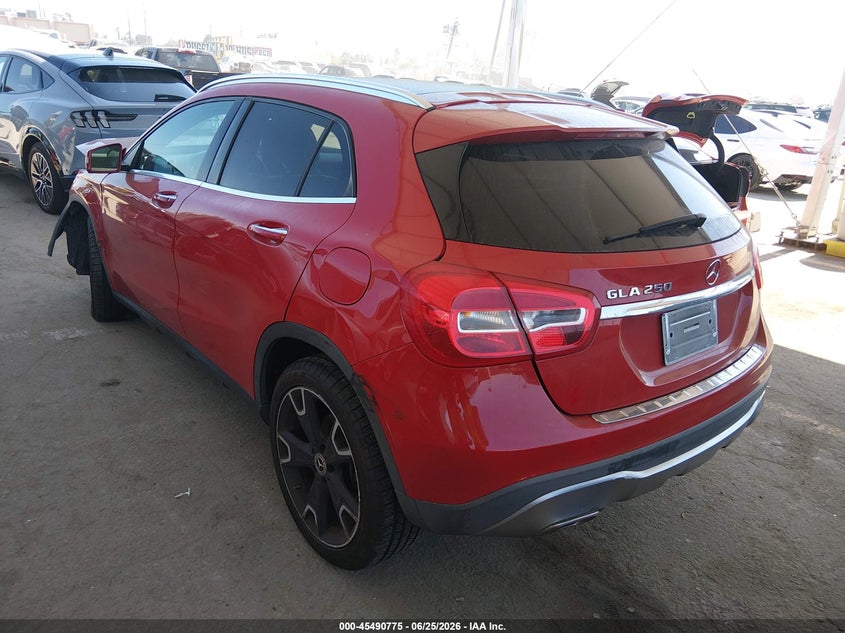 2019 Mercedes-benz Gla-klasse VIN WDCTG4EBXKU003018 IAAI salvage auction — FRONT END, Salvage (California), sold $2,250 on 2026-08-05 (photo 3)