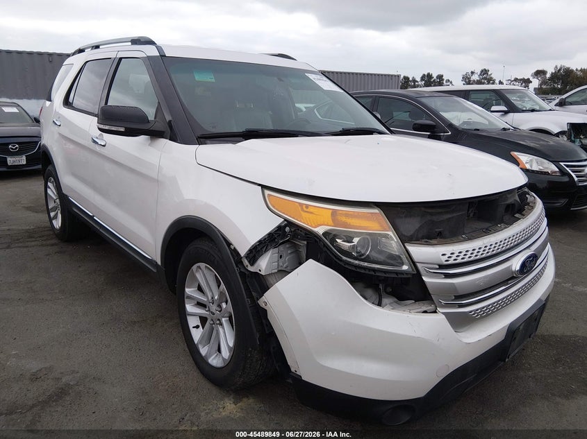 2013 Ford Explorer VIN 1FM5K7D81DGC61655 IAAI salvage auction — LEFT FRONT, Salvage (California), sold $1,100 on 2026-07-09 (photo 1)