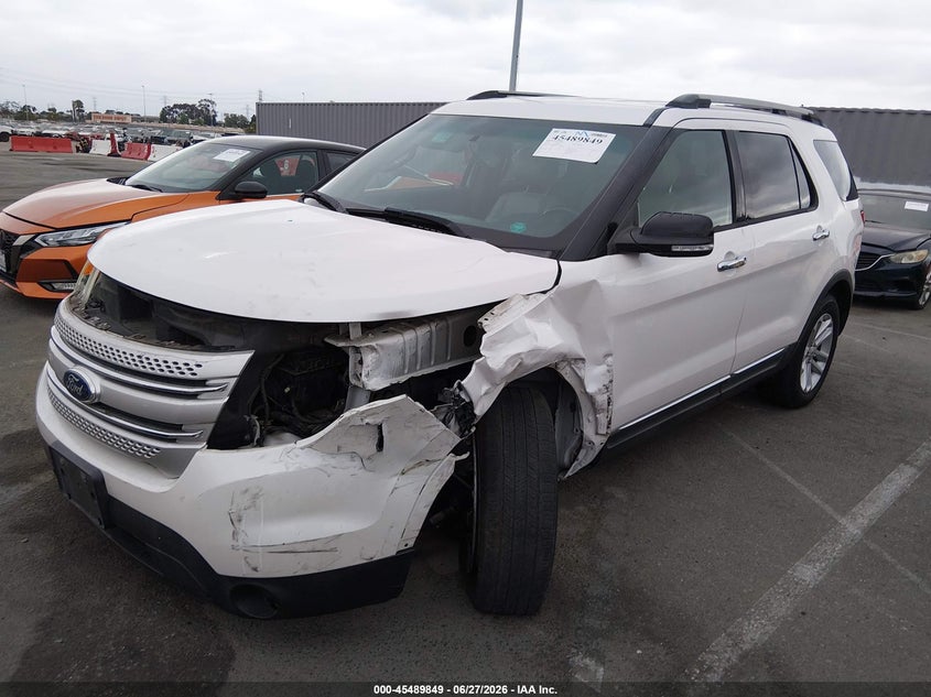 2013 Ford Explorer VIN 1FM5K7D81DGC61655 IAAI salvage auction — LEFT FRONT, Salvage (California), sold $1,100 on 2026-07-09 (photo 2)