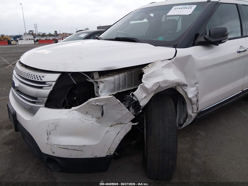 2013 Ford Explorer VIN 1FM5K7D81DGC61655 IAAI salvage auction — LEFT FRONT, Salvage (California), sold $1,100 on 2026-07-09 (photo 6)
