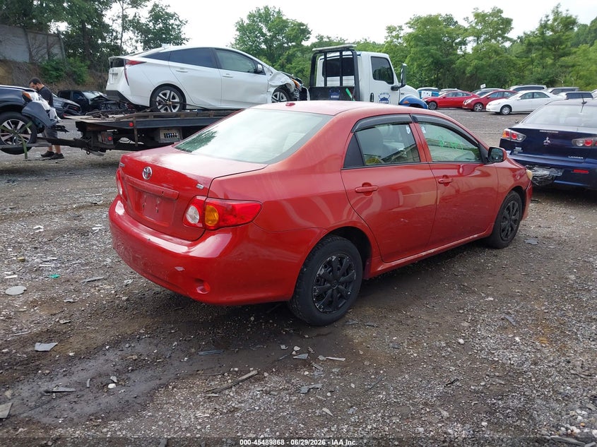 2009 Toyota Corolla VIN JTDBL40E399027625 IAAI salvage auction — LEFT FRONT, Salvage (Pennsylvania), sold $1,900 on 2026-07-14 (photo 4)