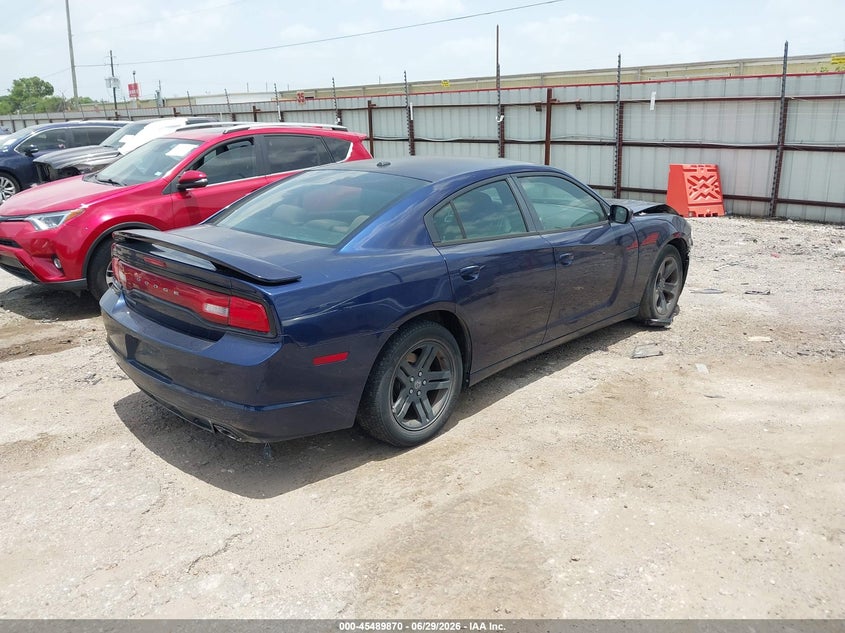 2013 Dodge Charger VIN 2C3CDXHG1DH563611 IAAI salvage auction — FRONT & REAR, Original (Texas), sold $950 on 2026-08-10 (photo 4)