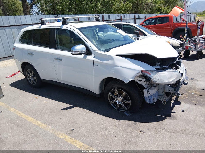 2014 Mitsubishi Outlander VIN JA4JZ4AX3EZ001766 IAAI salvage auction — FRONT END, Salvage (Utah), sold $275 on 2026-07-30 (photo 1)