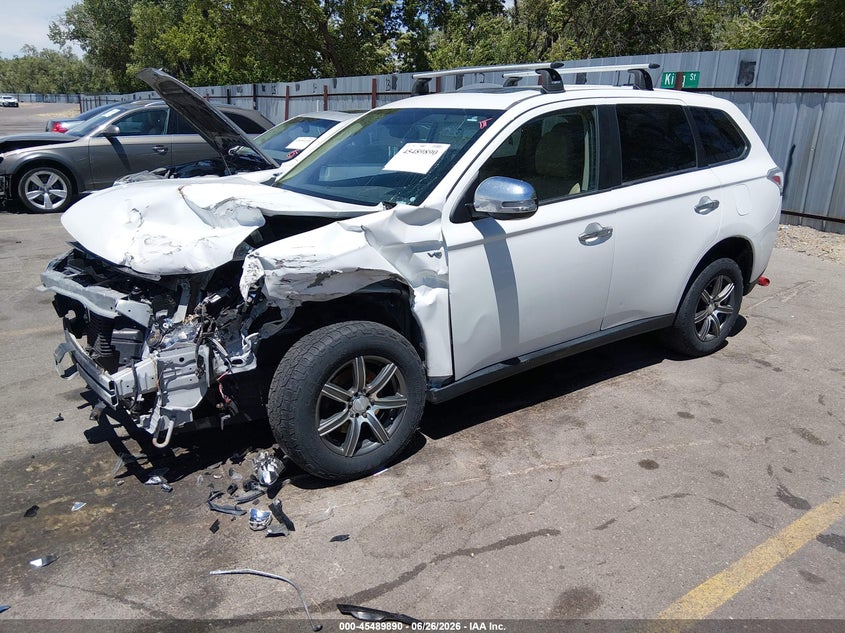 2014 Mitsubishi Outlander VIN JA4JZ4AX3EZ001766 IAAI salvage auction — FRONT END, Salvage (Utah), sold $275 on 2026-07-30 (photo 2)