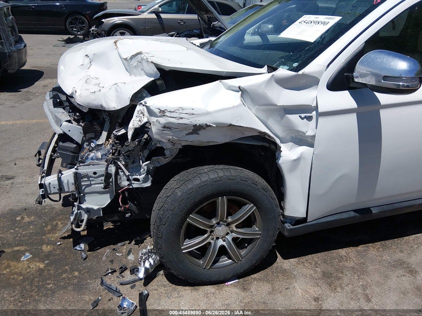 2014 Mitsubishi Outlander VIN JA4JZ4AX3EZ001766 IAAI salvage auction — FRONT END, Salvage (Utah), sold $275 on 2026-07-30 (photo 6)