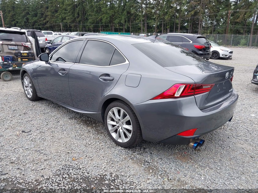 2016 Lexus Is VIN JTHBA1D21G5023497 IAAI salvage auction — ROOF, Salvage Title, sold $8,800 on 2026-07-22 (photo 3)