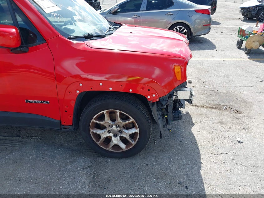 2017 Jeep Renegade VIN ZACCJABB8HPG05274 IAAI salvage auction — FRONT END, Rebuildable (Florida), sold $1,250 on 2026-07-27 (photo 6)