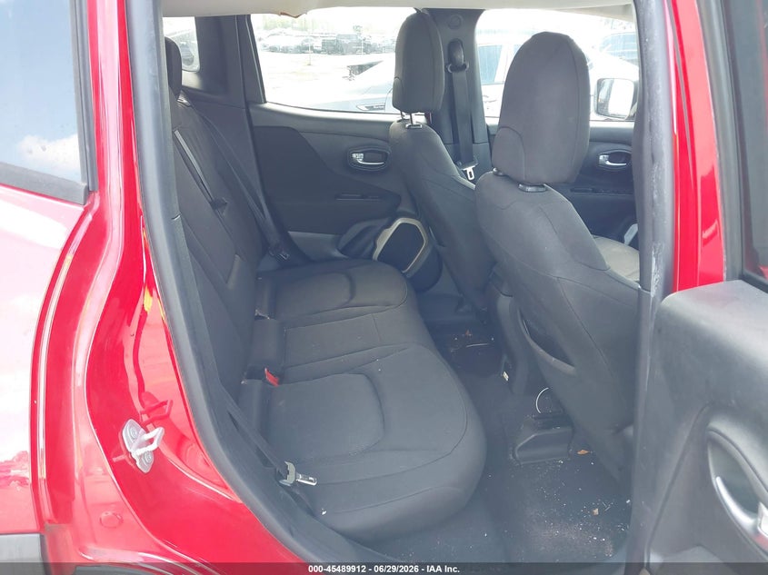 2017 Jeep Renegade VIN ZACCJABB8HPG05274 IAAI salvage auction — FRONT END, Rebuildable (Florida), sold $1,250 on 2026-07-27 (photo 8)
