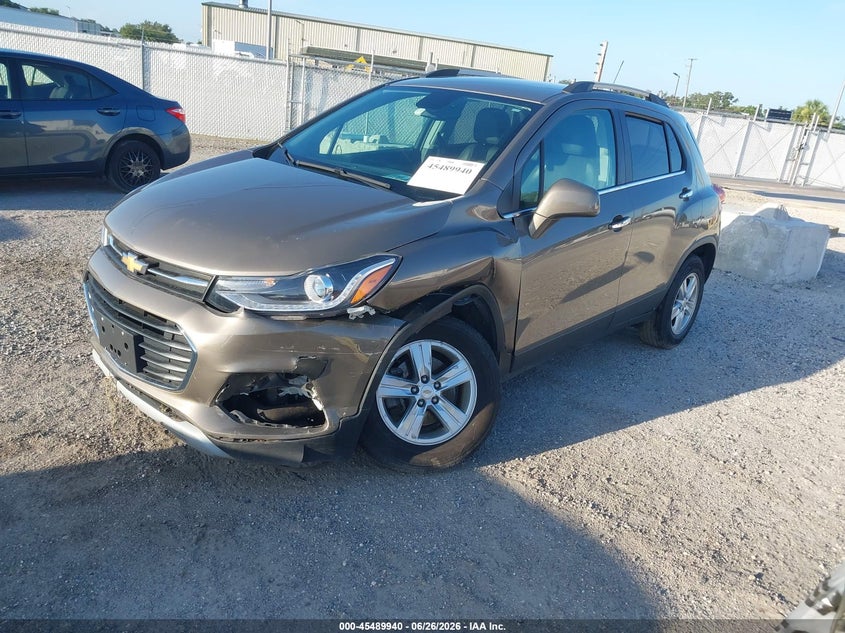 2020 Chevrolet Trax VIN KL7CJPSBXLB345768 IAAI salvage auction — LEFT FRONT, Rebuildable (Florida), sold $625 on 2026-07-28 (photo 2)