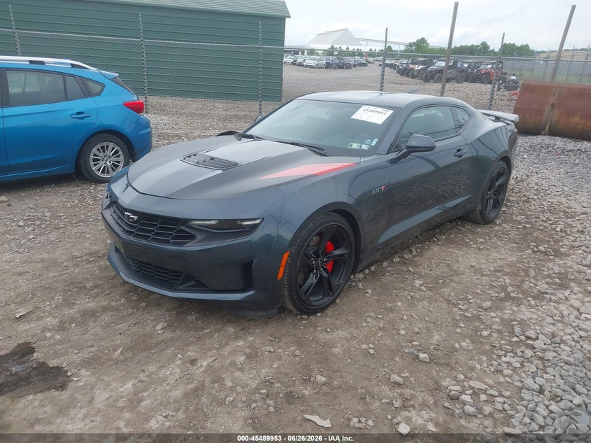 2022 Chevrolet Camaro VIN 1G1FF1R72N0106819 IAAI salvage auction — RIGHT FRONT, Salvage (Pennsylvania), sold $10,500 on 2026-08-01 (photo 2)