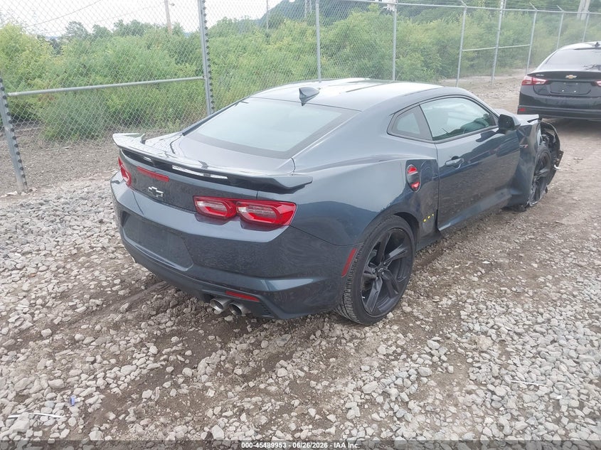 2022 Chevrolet Camaro VIN 1G1FF1R72N0106819 IAAI salvage auction — RIGHT FRONT, Salvage (Pennsylvania), sold $10,500 on 2026-08-01 (photo 4)