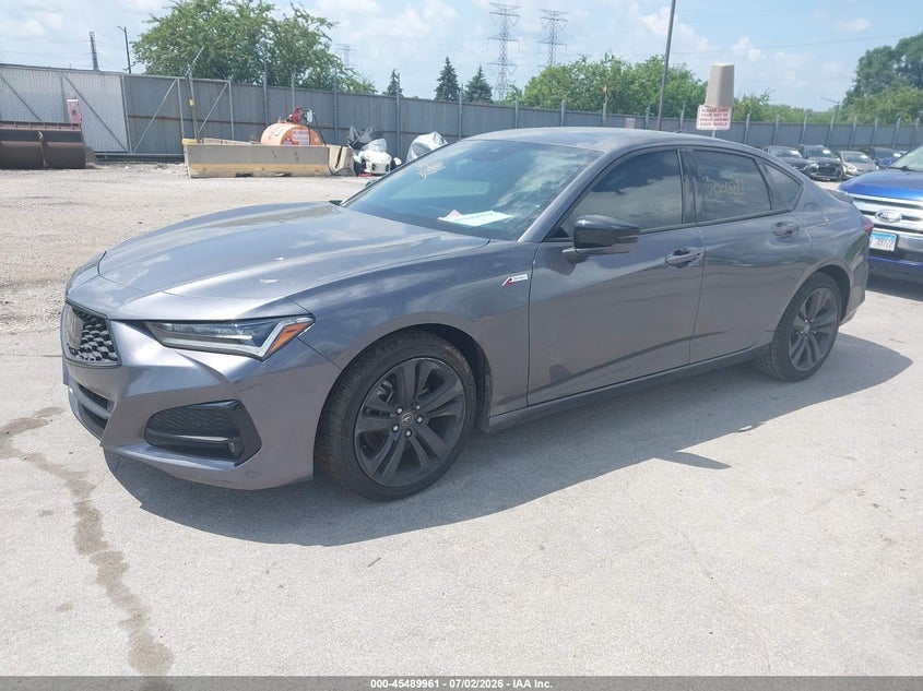 2022 Acura Tlx VIN 19UUB6F59NA003404 IAAI salvage auction — THEFT, Salvage (Illinois), sold $13,800 on 2026-08-17 (photo 2)