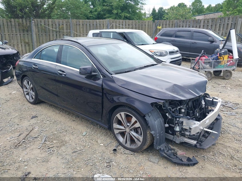 2016 Mercedes-benz Cla-klasse VIN WDDSJ4EB8GN380389 IAAI salvage auction — NORMAL WEAR, Clear (Virginia), sold $1,025 on 2026-07-27 (photo 1)