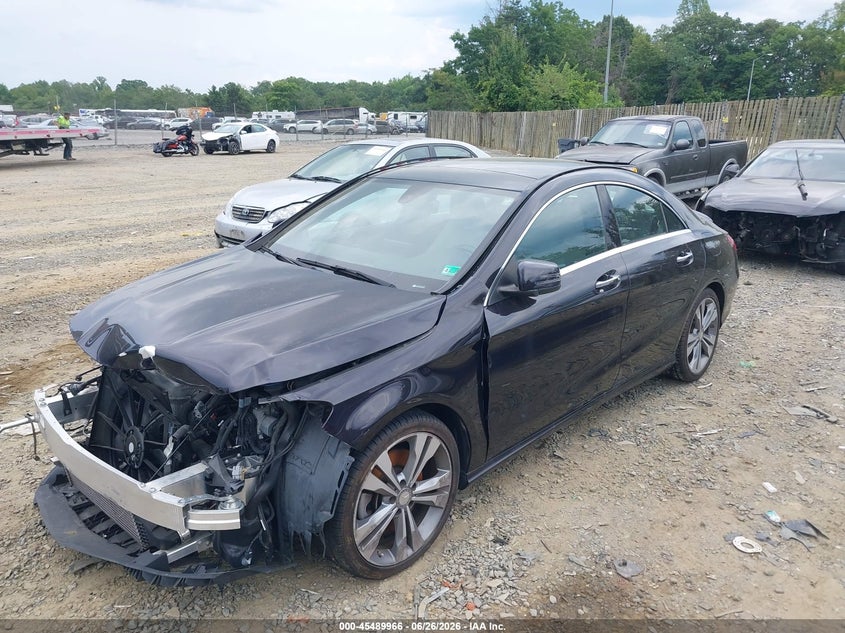 2016 Mercedes-benz Cla-klasse VIN WDDSJ4EB8GN380389 IAAI salvage auction — NORMAL WEAR, Clear (Virginia), sold $1,025 on 2026-07-27 (photo 2)