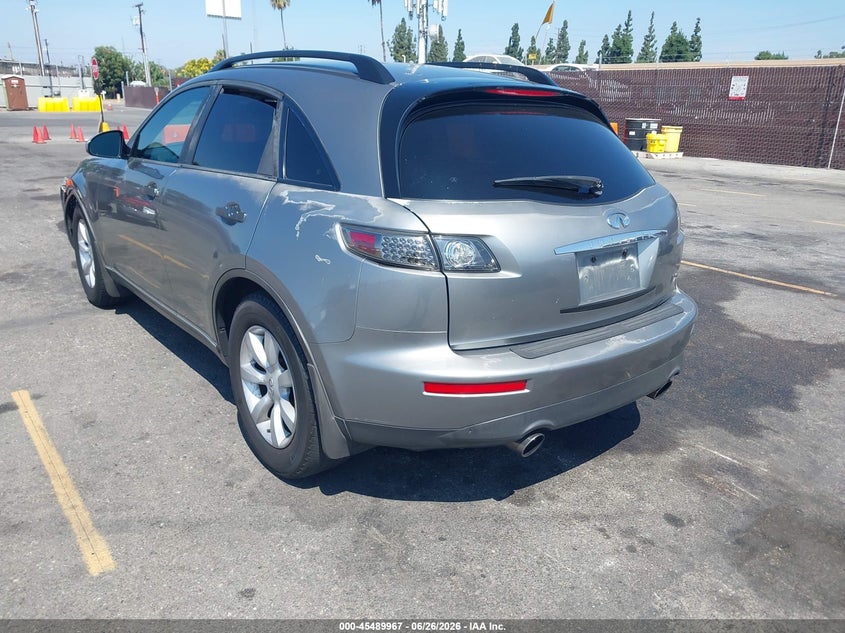 2005 Infiniti Fx35 VIN JNRAS08U65X101225 IAAI salvage auction — FRONT END, Salvage (California), sold $925 on 2026-07-06 (photo 3)
