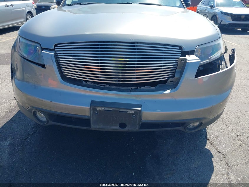 2005 Infiniti Fx35 VIN JNRAS08U65X101225 IAAI salvage auction — FRONT END, Salvage (California), sold $925 on 2026-07-06 (photo 6)